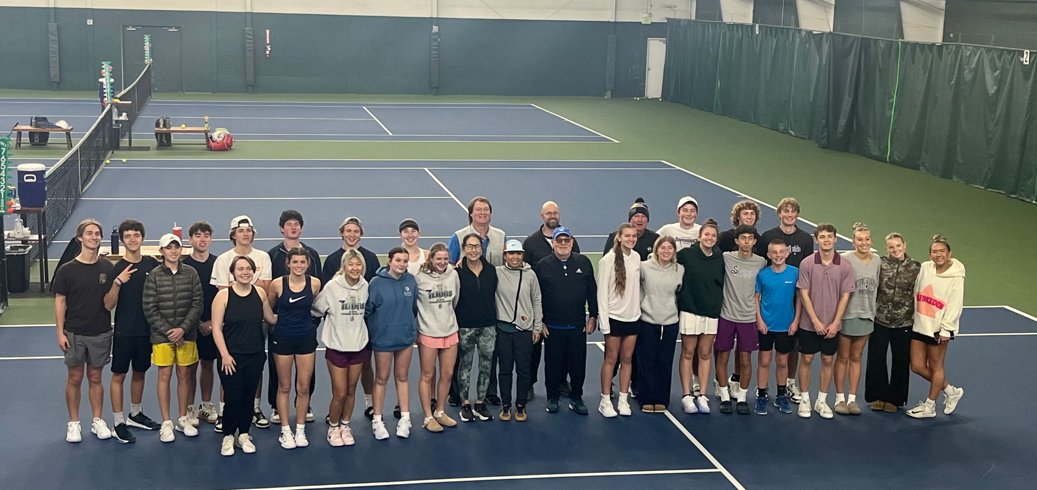 Top Honors Team Tennis group photo, 2025 season